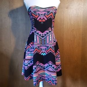Bella D Strapless Mini Dress Black Size XL